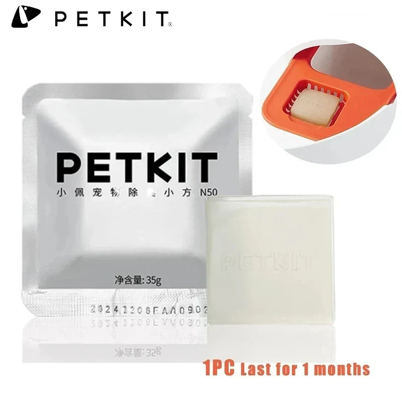Odor Eliminator Cartridge for Self-Cleaning Cat Litter Box - 3-Pack (5 x 5 x 1 cm / 2.0 x 2.0 x 0.4 in)