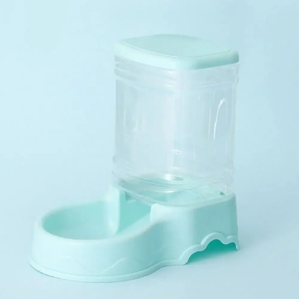 Automatic Pet Feeder & Water Fountain 3.8L (128 fl oz) PP Food Dispenser for Cats & Dogs