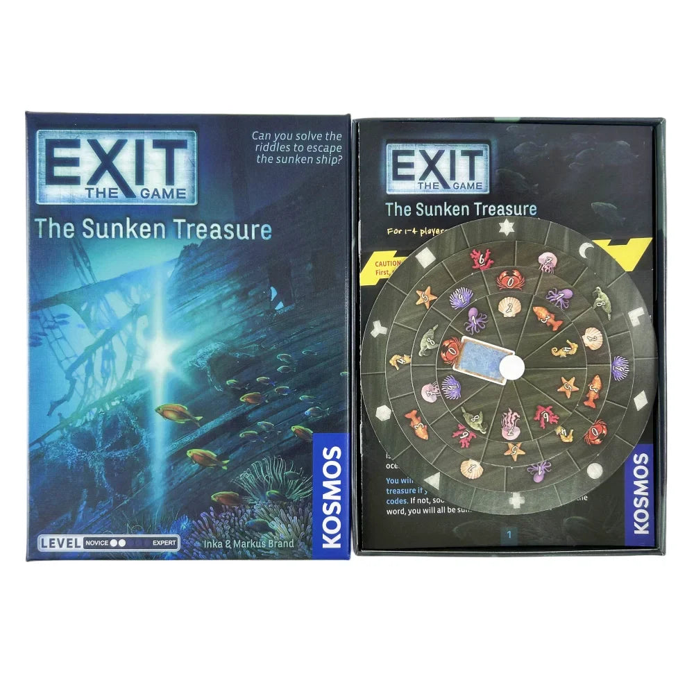 Escape Room Card Game Decks – The Abandoned Cabin, Haunted Roller Coaster, Dead Man on the Orient Express, House of Riddles