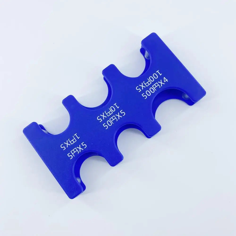 Portable Japanese Coin Holder Wallet, Mini Coin Dispenser Organizer, 29-Coin Capacity