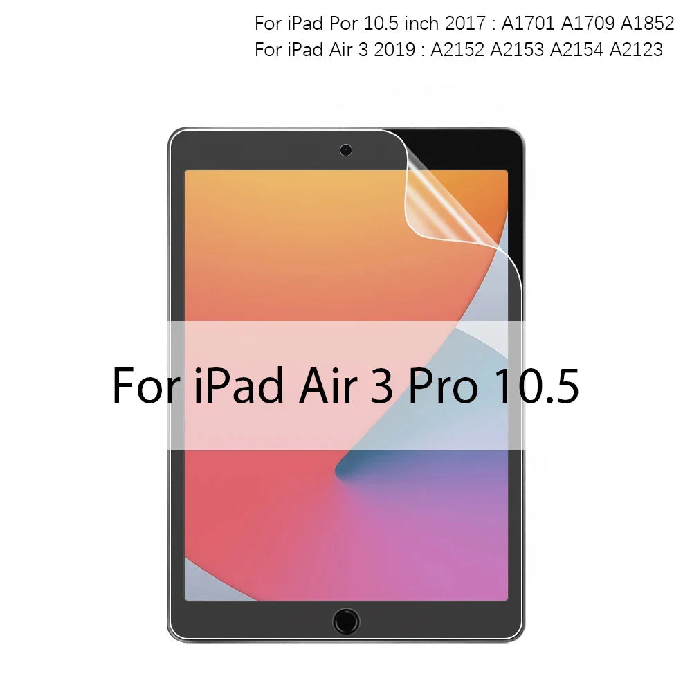 Paper-Feel Matte PET Screen Protector for iPad — 11-inch (27.9 cm) Anti-Glare Stylus-Friendly