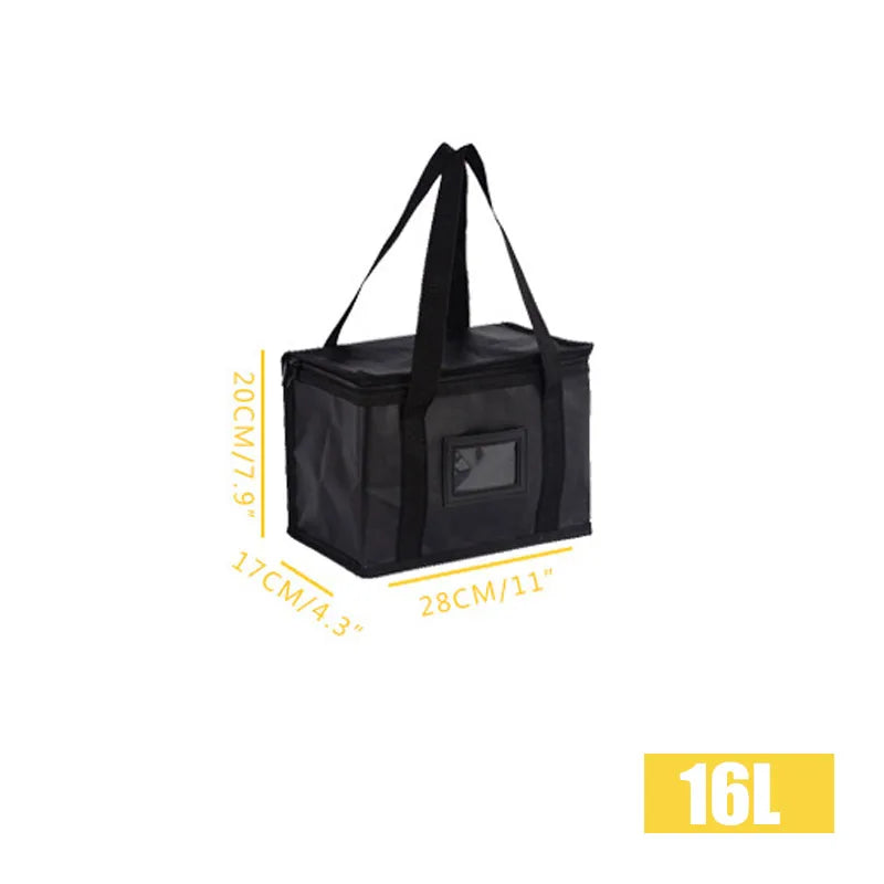 Insulated Thermal Cooler Bag - Leakproof Waterproof Nylon Lunch Tote for Picnic & Food Delivery, Multiple Sizes 16L–70L