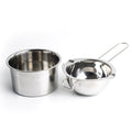 400/600ml Wax Melting Pot (13.5/20.3 fl oz) with Heat-Resistant Handle for Candle, Chocolate & Candy Melting