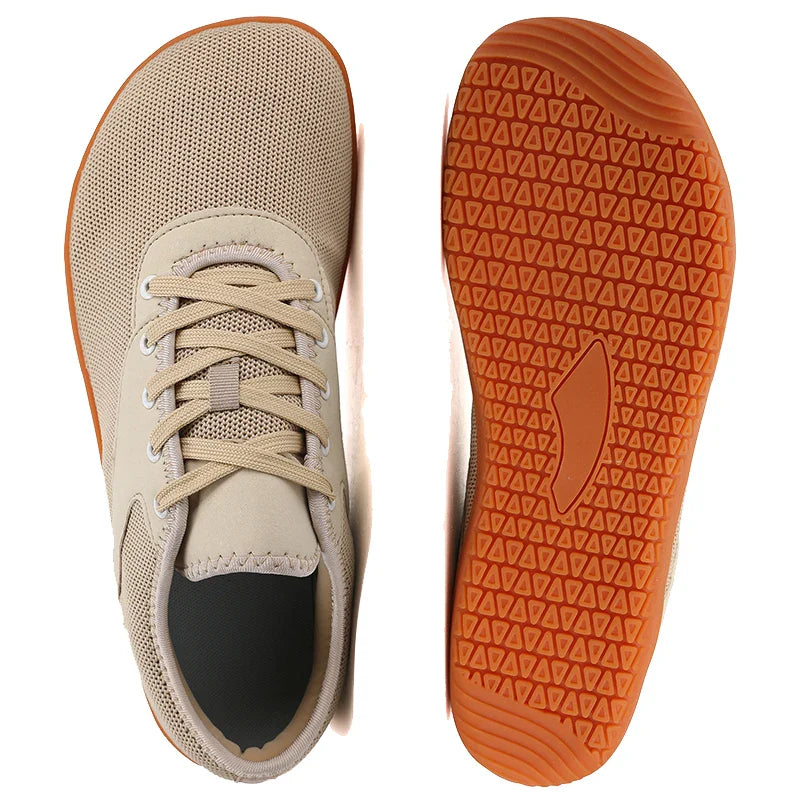 Men's Breathable Cotton Lace-Up Casual Shoes Lightweight EVA Sole Spring/Autumn
