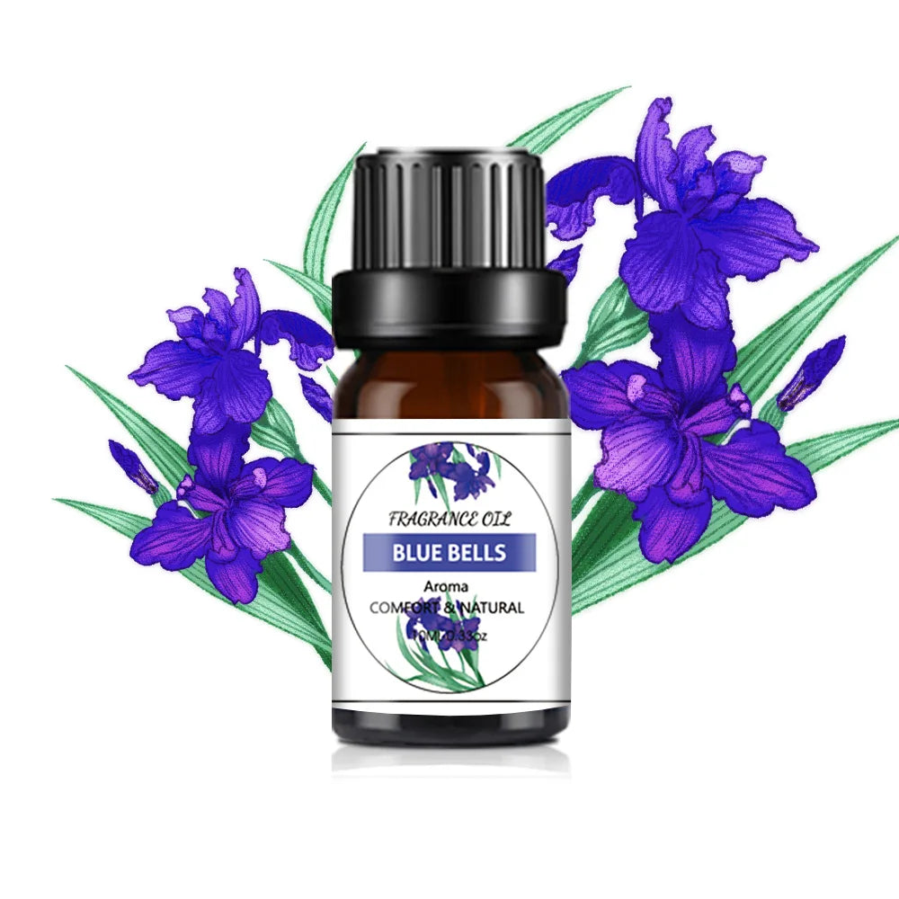 10ml (0.34 fl oz) Organic Essential Oil, 33 Scents Aromatherapy Fragrance Oil for Diffuser, Candle & Soap Making, Sleep
