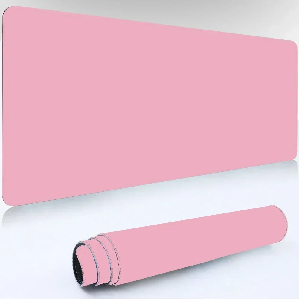 XXL Mouse Pad 900x400 mm (35.4 x 15.7 in) White Gaming Desk Mat – Waterproof Non‑Slip Stitched Edge
