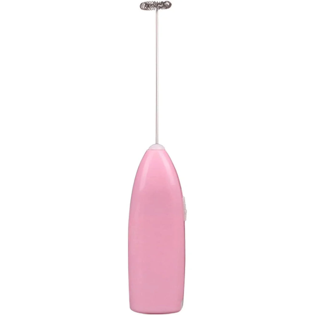 Handheld Electric Milk Frother & Mini Egg Beater Battery-Powered Coffee Mixer