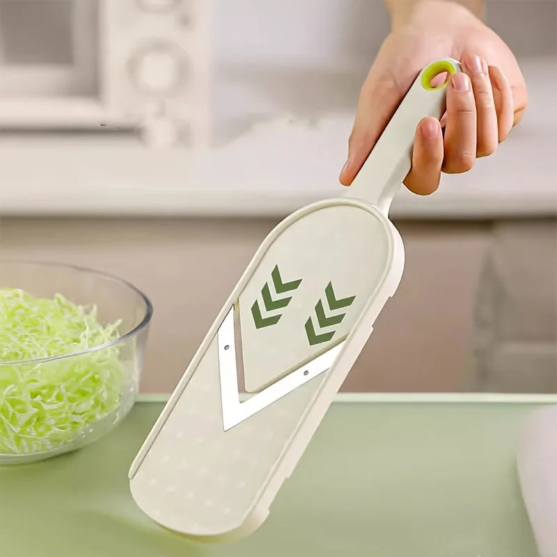 Ultra-Fine Manual Vegetable Slicer & Shredder – Multi-Purpose Food Chopper for Salad, Cabbage & Carrot
