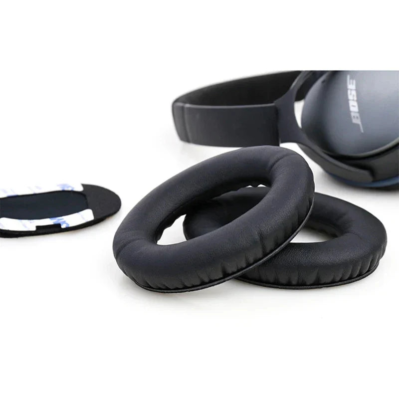 Replacement Earpads Cushion for QC2 QC15 QC25 QC35 AE2 AE2i AE2w SoundTrue SoundLink Headphones - High-Protein Leather