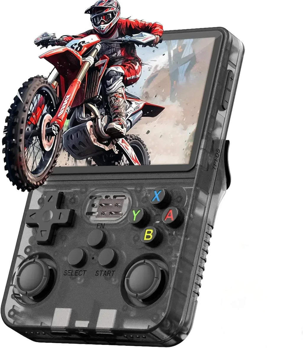 Classic Retro Handheld Game Console with ARKOS System — 3.5-Inch (8.9 cm) IPS, 15,000+ Games, 64-bit Linux, Portable Kids Gift