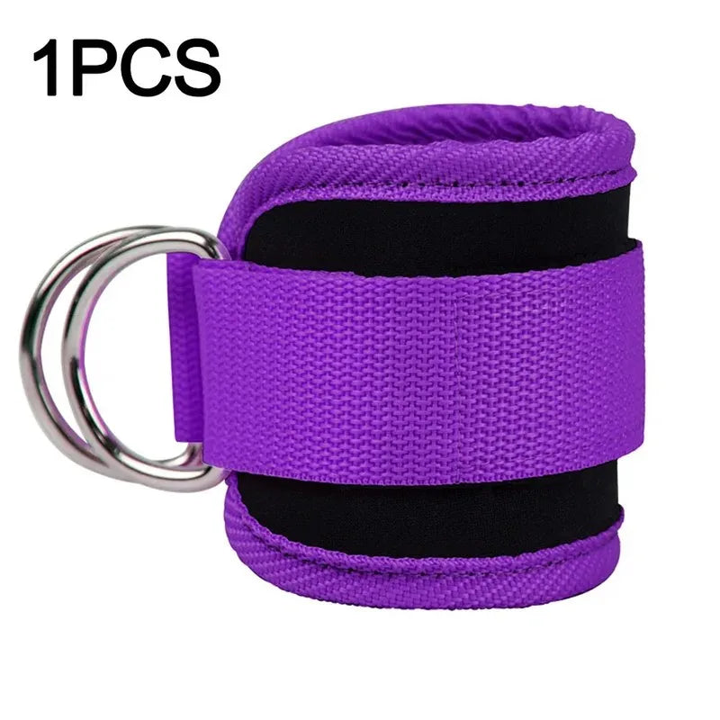 Ankle Strap Resistance Band Set - Adjustable Elastic Ankle Weights for Glutes & Legs, Home & Gym (Men & Women)