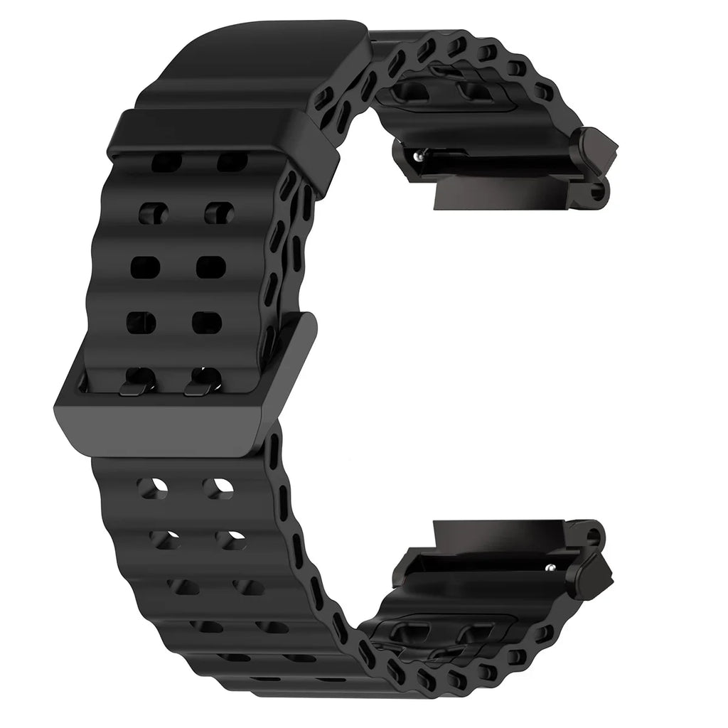 Breathable Silicone Band For Huami Amazfit T-Rex 3 2 Wrist Bracelet Colorful Marine Strap For Amazfit T-Rex Sport Watchband Belt