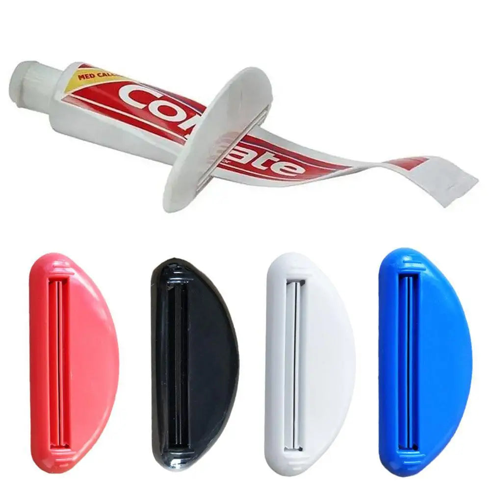 6-Pack Manual Tube Squeezer — Toothpaste & Cream Dispenser Clip for Bathroom & Kitchen