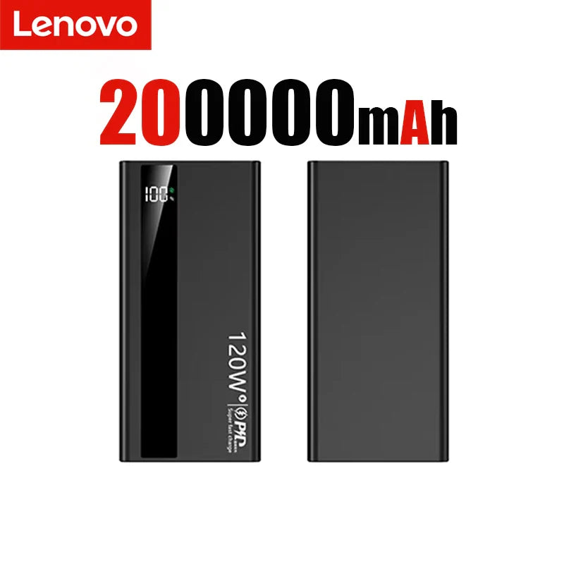 500000mAh 120W Fast Charging High-Capacity Portable Power Bank External Battery Charger for iPhone & Samsung