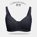 Maternity Nursing Bralette – Wire-Free Cotton Bralette with Adjustable Straps & 4-Hook Back Closure