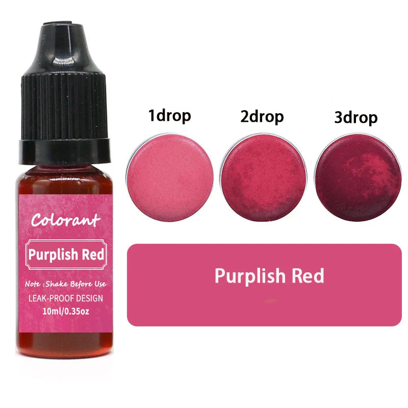 20-Color 10ml Candle Dye Liquid Colorant Set for Candle Making Soap Resin DIY Crafts
