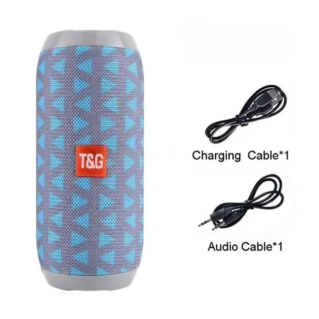 Portable 10W Bluetooth 5.0 Speaker — IPX5 Waterproof, 1200mAh, 10-Hour Playtime, TF/USB/FM, Handsfree Call