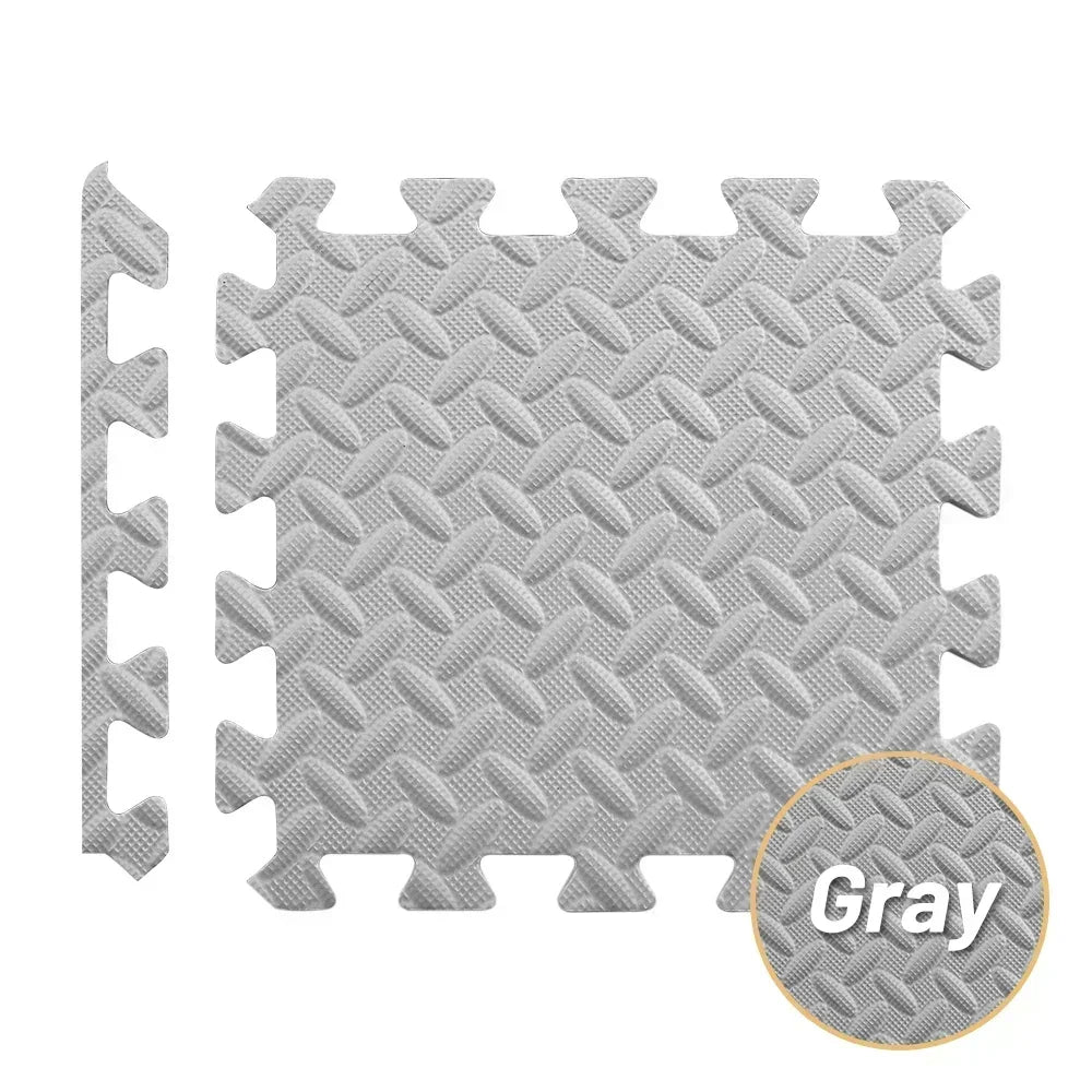 EVA Foam Interlocking Puzzle Exercise Mat Non-Slip Acupressure Massage Floor Tiles for Home Gym Playroom Garage