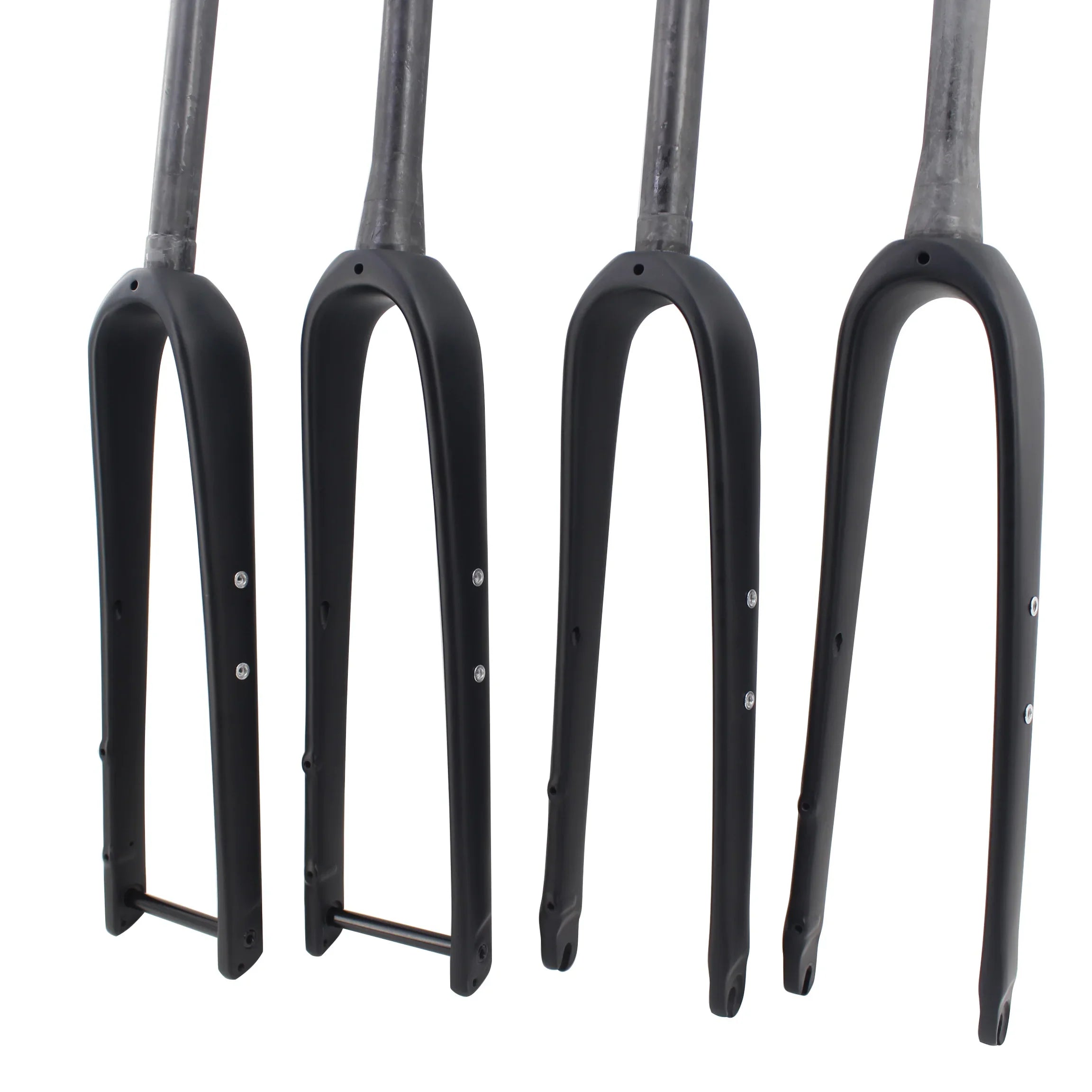 700C UD T800 Full Carbon Road & Gravel Bike Fork — Disc Brake, Luggage Carrier Mount, 45mm Offset
