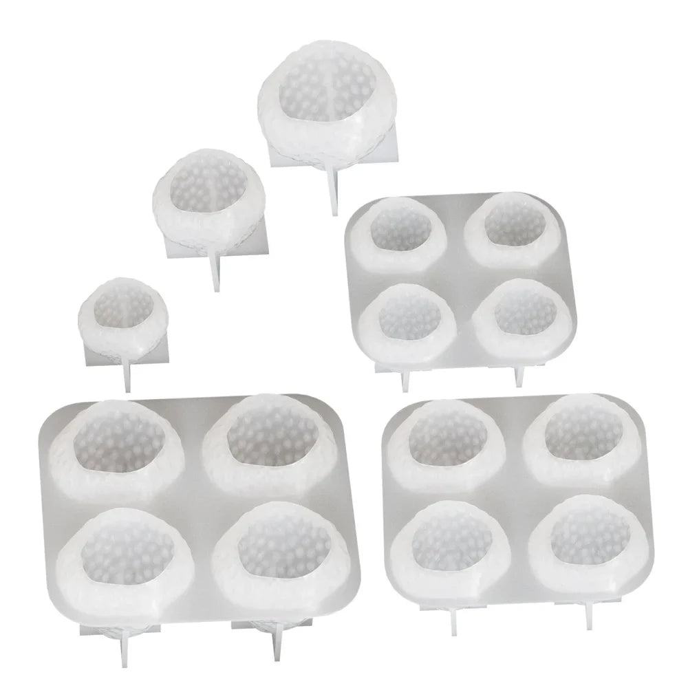 3D Strawberry Silicone Candle Mold - Cute Fruit DIY Candle Making Kit for Valentine's Day, Weddings & Home Decor