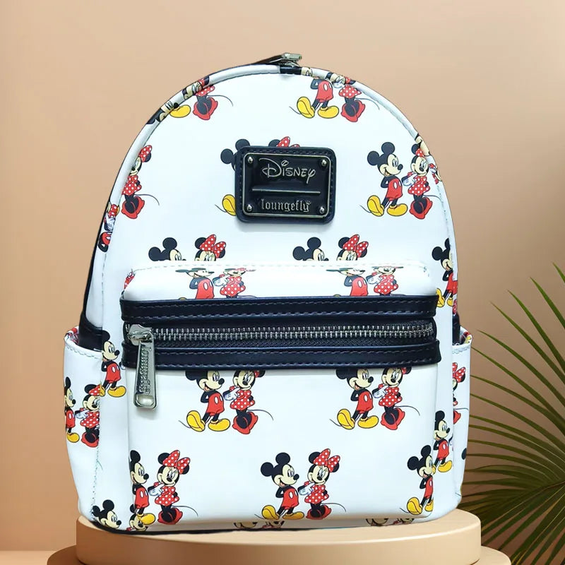 Cartoon Castle Anime Girls Mini Kids Backpack with Flowers – Cosplay Travel Schoolbag (10 x 9 x 4 in | 25 x 23 x 11 cm)