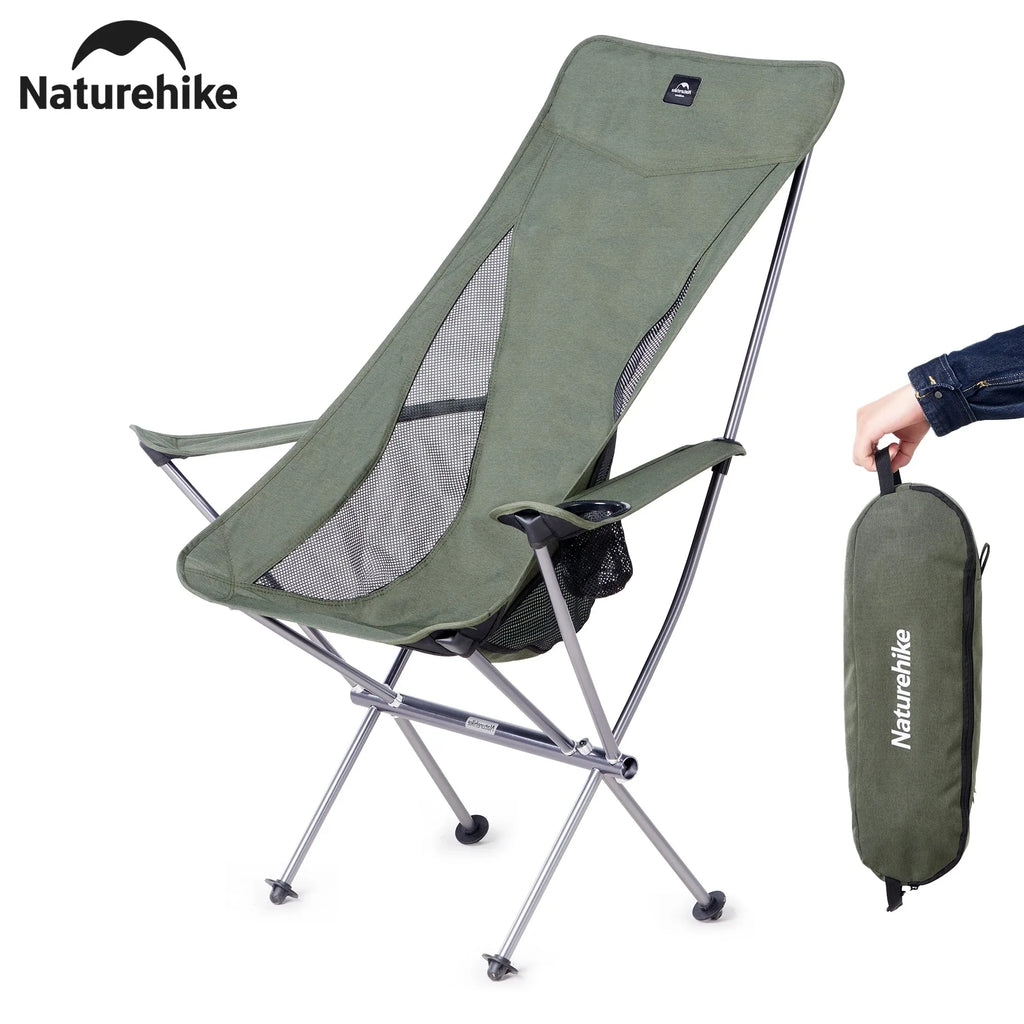Ultralight Folding Widen Camping Chair - Portable Outdoor Beach, Fishing & Picnic Seat (18.1 x 14.1 x 38.7 in / 46 x 36.5 x 98.5 cm)
