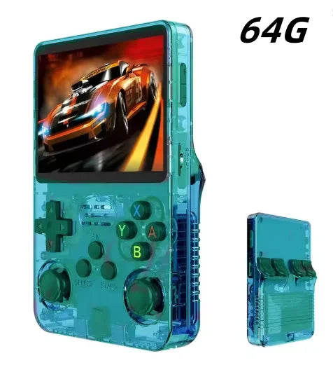 Retro Handheld Game Console 3.5-inch (8.9 cm) IPS — 15,000+ Games, 64/128GB Storage, Linux Pocket Player, 3000mAh Battery