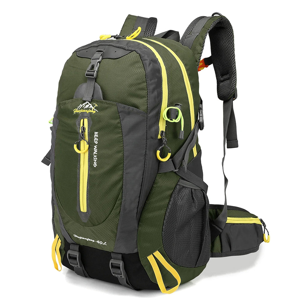 40L Water-Resistant Travel Backpack - Lightweight Hiking & Camping Daypack for Men and Women
