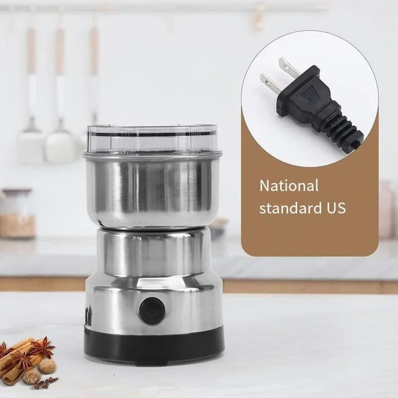 4-Blade Electric Coffee and Spice Grinder – Multifunction Nut, Bean and Grain Chopper for Home Kitchen