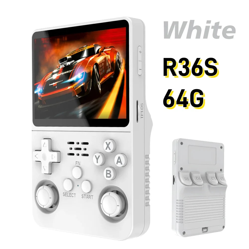 Retro Handheld Game Console 3.5-Inch (8.9 cm) IPS 640x480 — 3200mAh Portable Pocket Gamer with Dual Joysticks, Bluetooth & USB-C, 15,000+ Classic Games