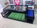 Coin-Operated 2-Player Table Football (Foosball) Game – Soccer Table 55 x 31.5 x 29 in (140 x 80 x 73.5 cm) Indoor/Outdoor for Kids & Adults