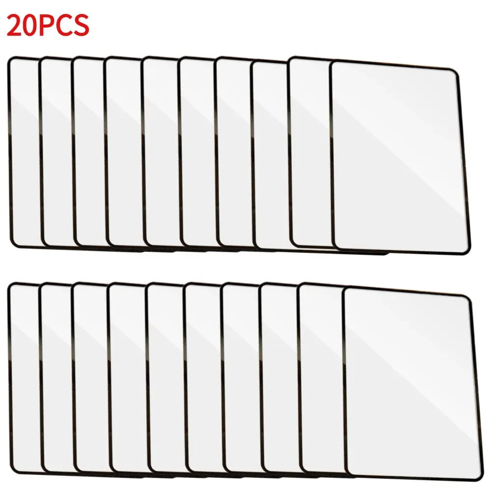 3X Ultra-Thin PVC Reading Magnifier Sheet 180 x 120 mm (7.08 x 4.72 in) Pack of 5-20
