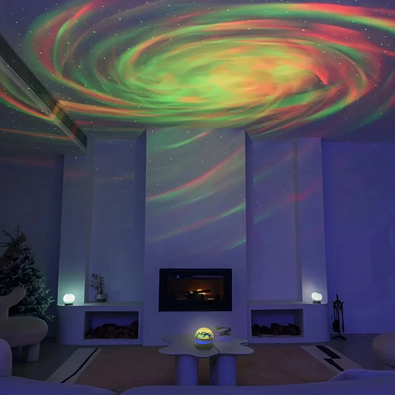 LED Starry Sky Projector Galaxy Night Light with Remote USB DC 5V 7 Modes for Bedroom Party Christmas Gift