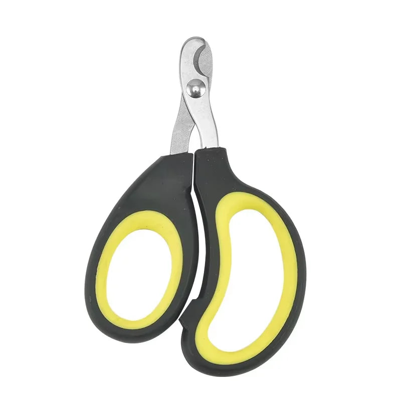 Half-Moon Pet Nail Scissors for Cats & Small Dogs – Stainless Steel Grooming Scissors (10 x 6.5 cm / 3.9 x 2.6 in)