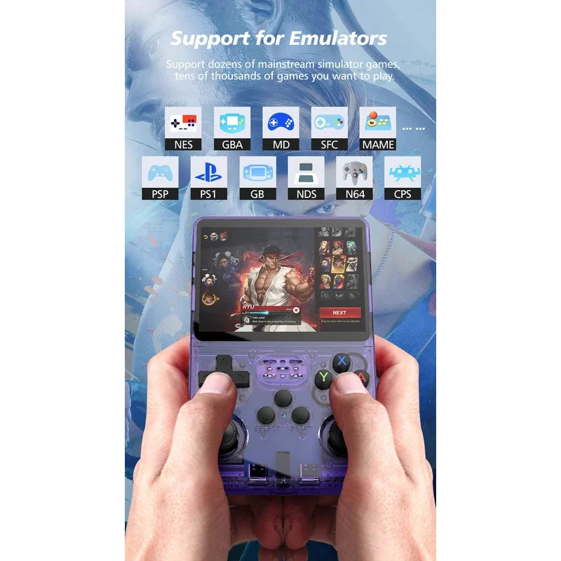 Retro Handheld Game Console 3.5-Inch (8.9 cm) IPS Portable Pocket Player with 15,000+ Classic Games