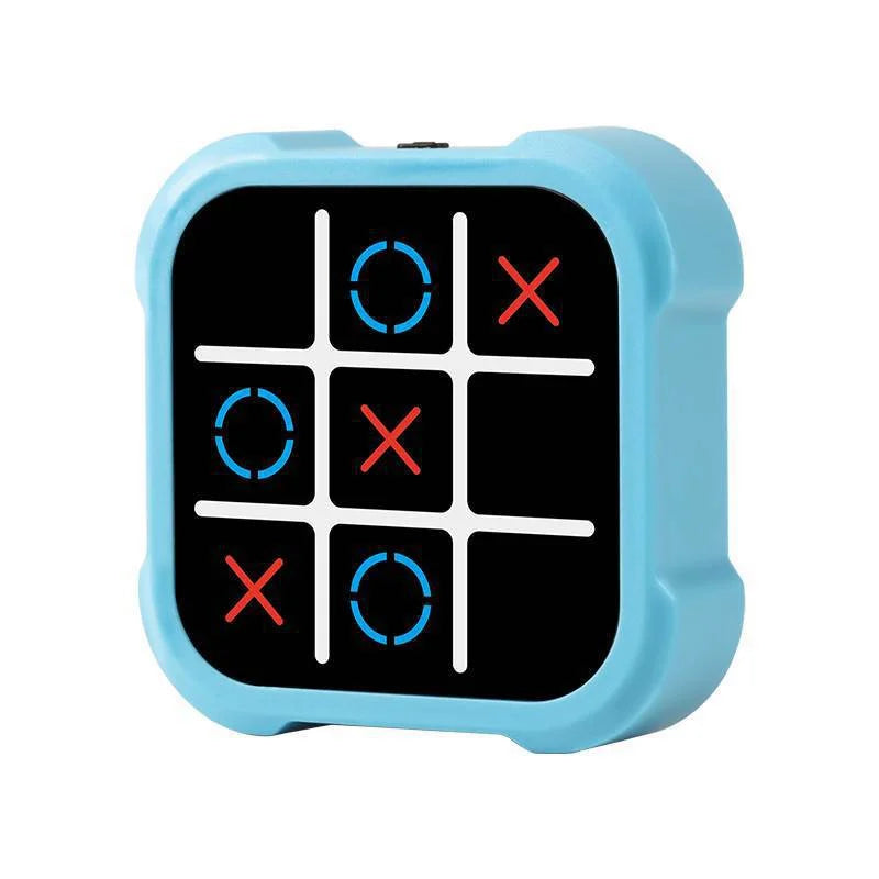 3-in-1 Electronic Tic-Tac-Toe & Bolt Chess Handheld Game - Portable Kids Puzzle Toy Gift