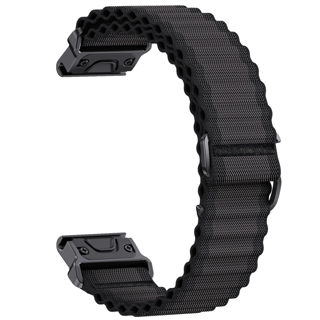 QuickFit 26mm 22mm Two Tone Nylon Strap For Garmin Fenix E 8 7X 7 6 6X/Epix Pro Gen 2 51mm 47mm/Tactix Watch Band Accessories