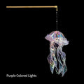 Jellyfish LED Lantern Night Light - Hanging Ocean Mermaid Bedroom & Party Decor for Kids