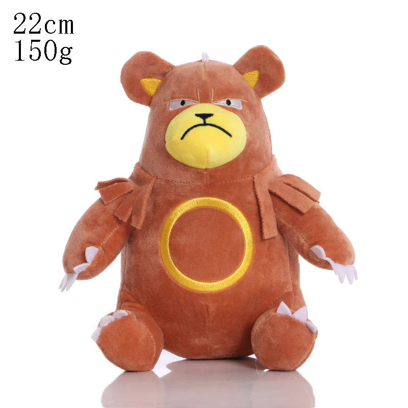 Pikachu & Friends 8 in (20 cm) Plush Stuffed Animal — Pikachu Charmander Squirtle Bulbasaur Eevee Scorbunny Gengar Snorlax Christmas Gift