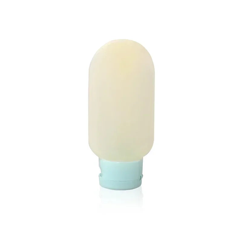 Refillable Silicone Travel Bottle Set - 30ml (1oz) & 60ml (2oz) Soft Squeeze Shampoo Lotion Containers Portable Travel Kit