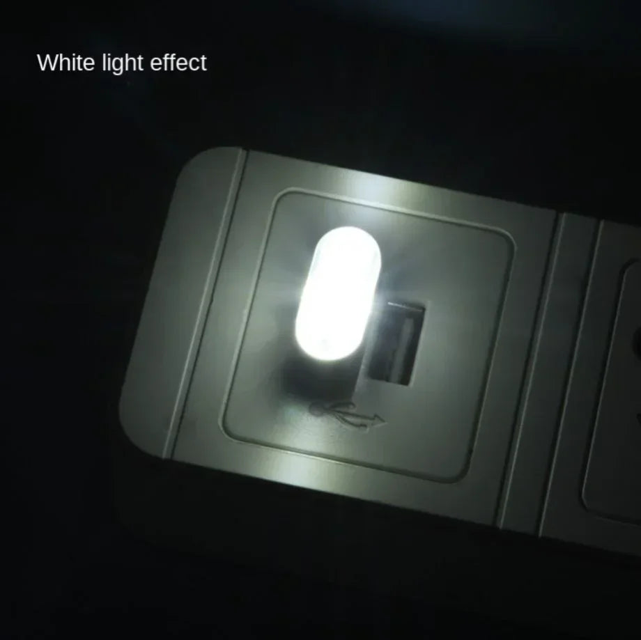 Mini USB LED Ambient Car Interior Light - Portable Neon Decorative Lamp, Universal Plug & Play