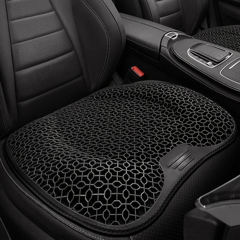 Gel Honeycomb Seat Cushion, Breathable Ergonomic Car & Office Pad, Machine Washable (48 x 43 x 3 cm / 18.9 x 16.9 x 1.2 in)