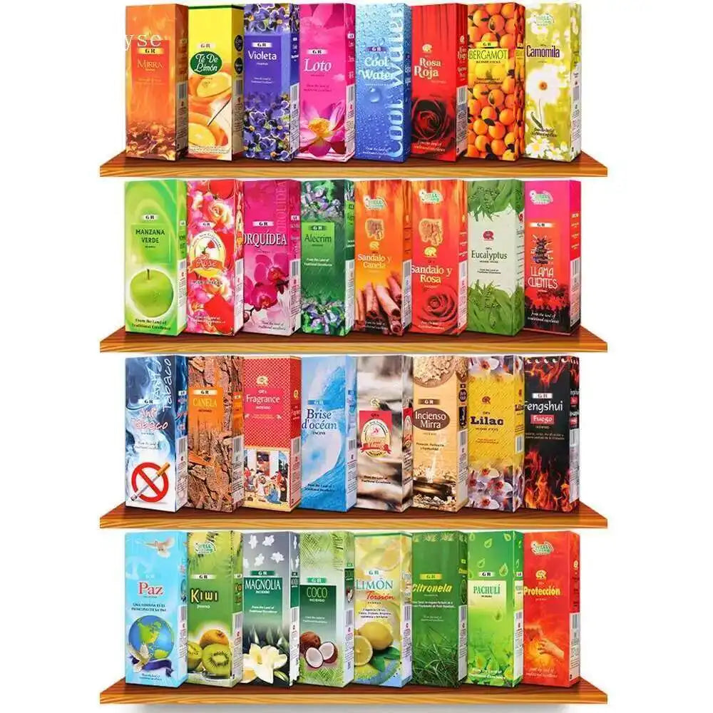 20-Pack Sandalwood & Agarwood Incense Sticks 23 cm (9.1 in) Long-Lasting Fragrance for Home, Bedroom, Bathroom, Meditation