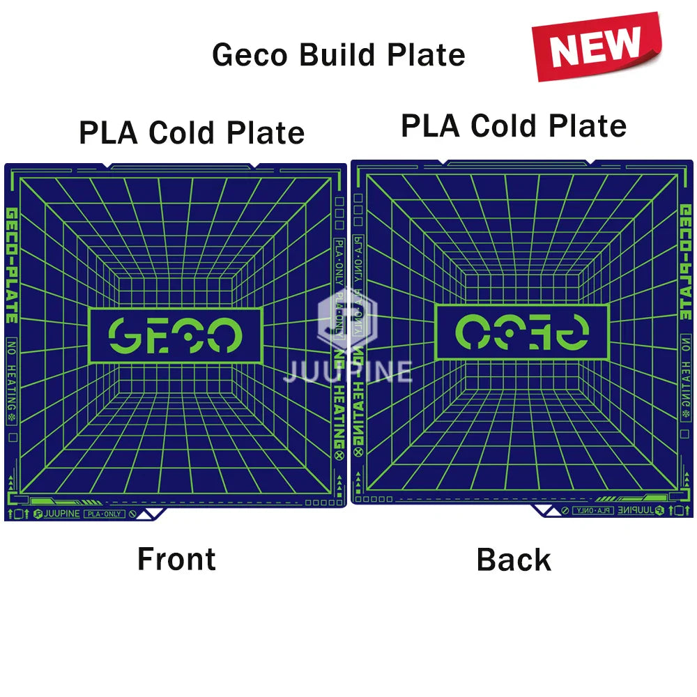 264 x 276 mm (10.4 x 10.9 in) Double-Sided PEI Spring Steel 3D Printer Build Plate – Textured Removable Heatbed