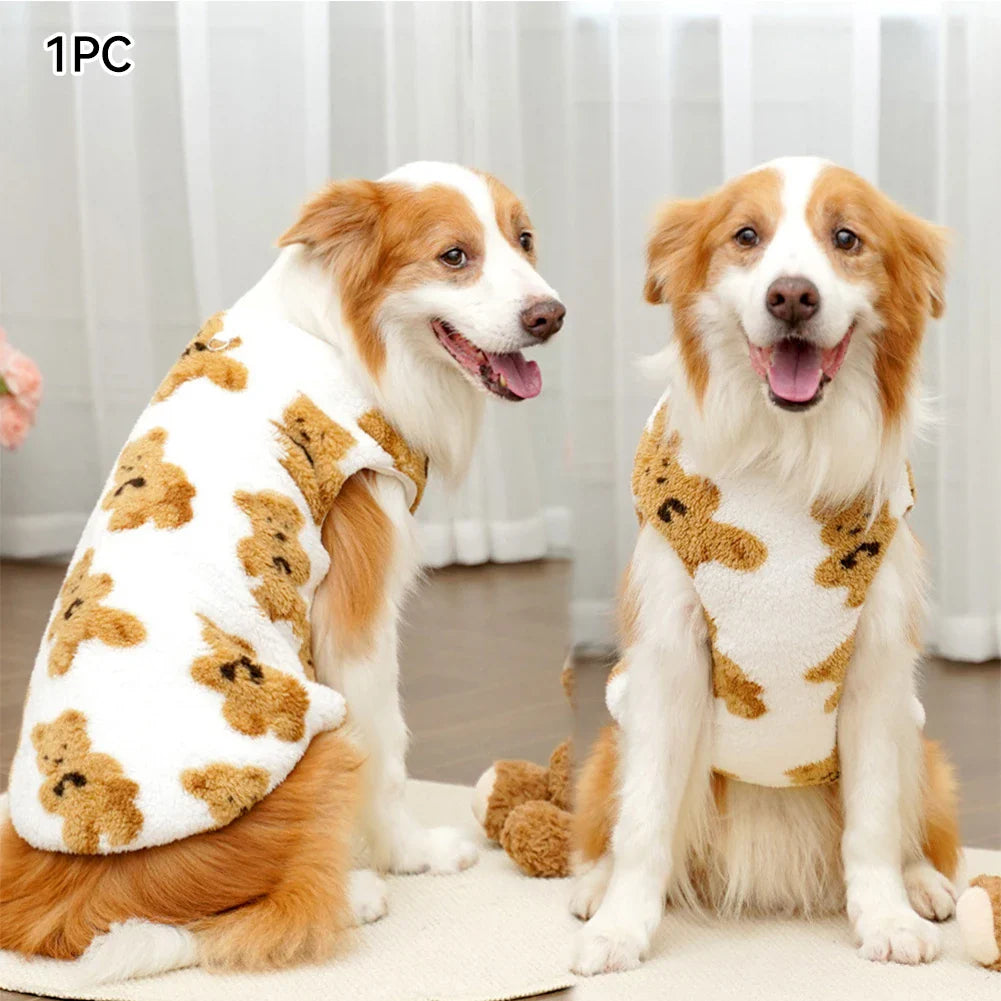 Warm Flannel Dog & Cat Winter Coat Jacket - Sizes M–7XL (2.5–35 kg / 5.5–77 lb)