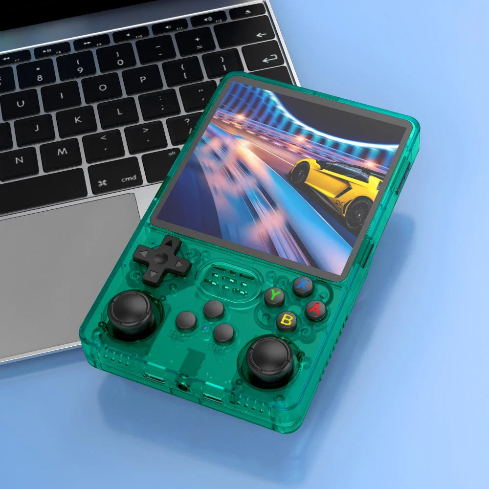 4.0-Inch IPS Retro Handheld Game Console — Linux 64-Bit, 64GB Built-In, TF Expandable to 256GB, Wi‑Fi, Type-C Portable Pocket Gaming
