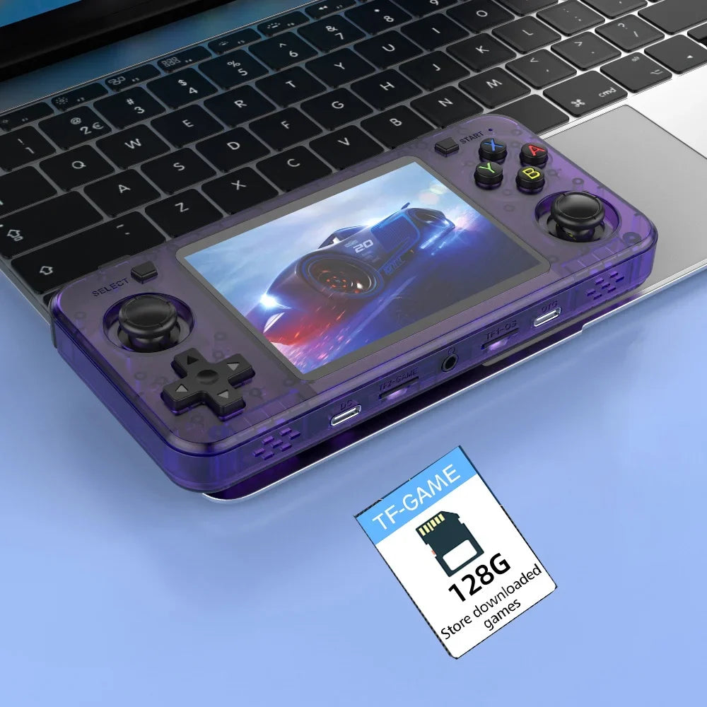 Retro Handheld Gaming Console - Open-Source Linux, 3.5-inch (8.9 cm) IPS Screen, 64GB, 15,000+ Classic Games, Portable
