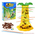 Tumbling Monkeys Family Tabletop Game - Roll & Rescue Climbing Monkeys, 2-4 Players, 30 Monkeys & Colored Sticks