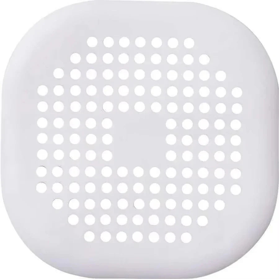 5.5 in (14 cm) Suction Cup Hair Drain Strainer – Anti-Clog Sink & Shower Floor Drain Catcher for Kitchen & Bathroom