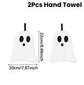 2-Pack Black Cat Hand Towels – Cute Halloween Kitchen & Hand Towels, Super Absorbent